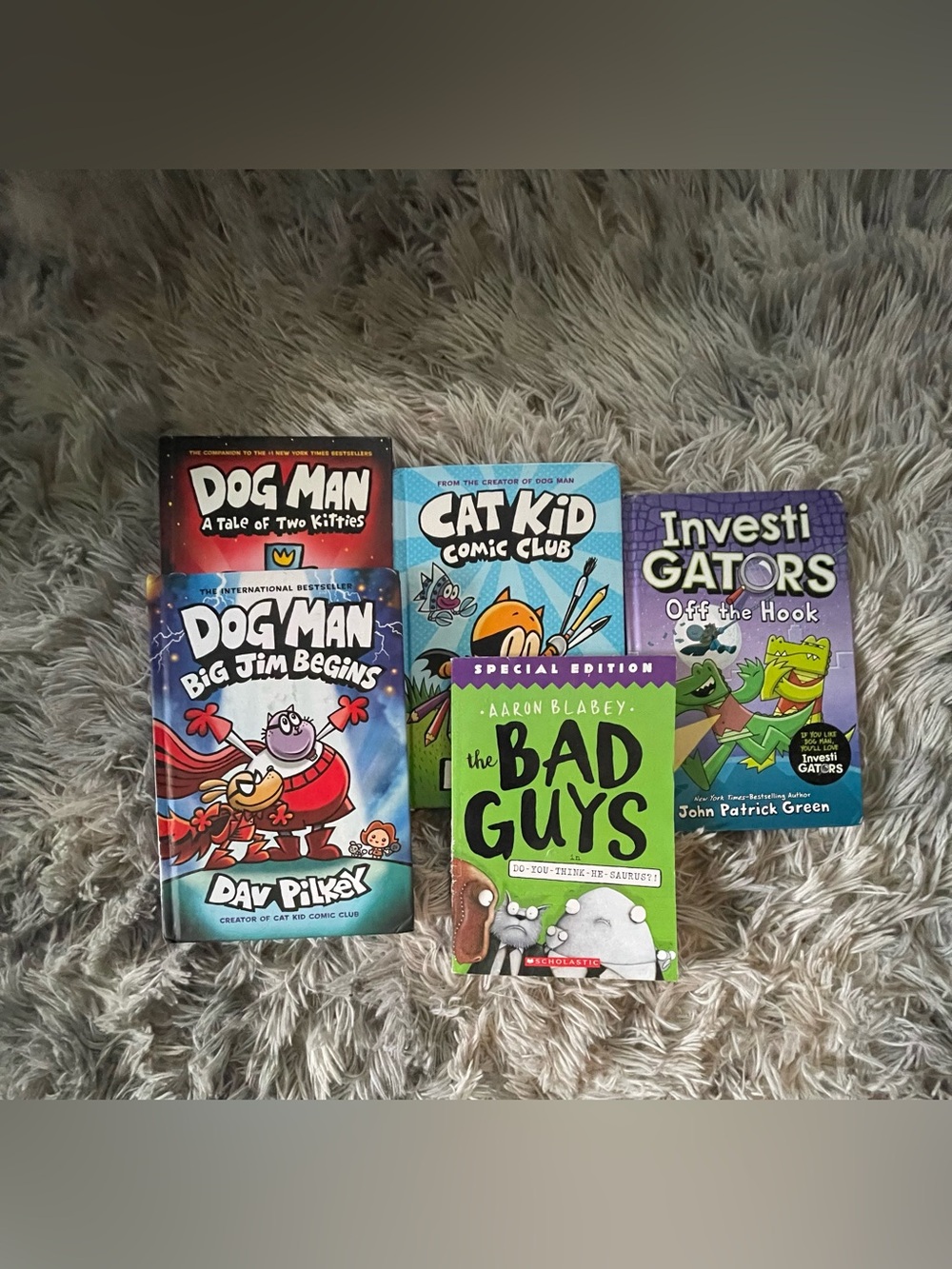 Scholastic Colorful Kids Graphic Novel Set - Green, Blue, Purple, Red